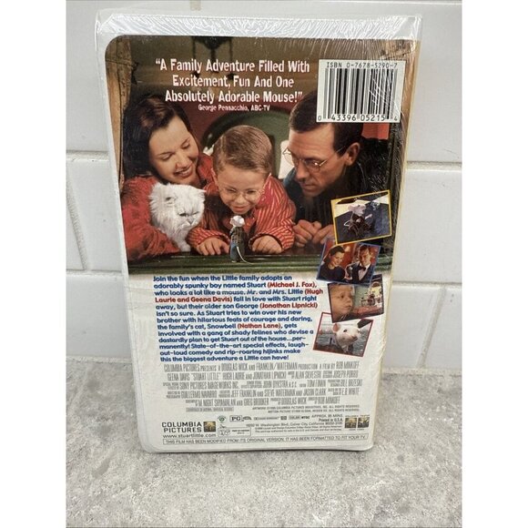 Stuart Little VHS 2000 Clamshell Case BLOOPERS BONUS Sealed - Picture 6 of 6